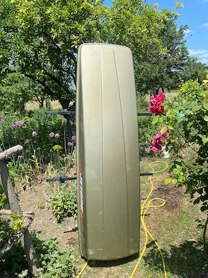 Vând cutie portbagaj pentru acoperiș auto 