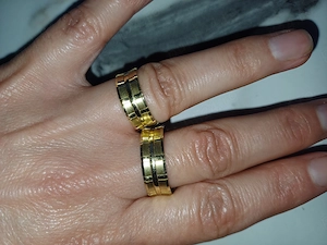 Verighete aur 14k si un inel 18k
