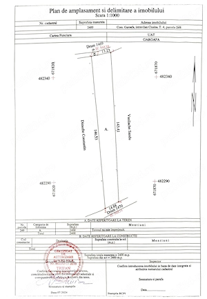 Teren intravilan Ciuslea, Vrancea