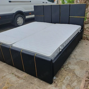 Pat dormitor tapițat piele 1.80m 2m