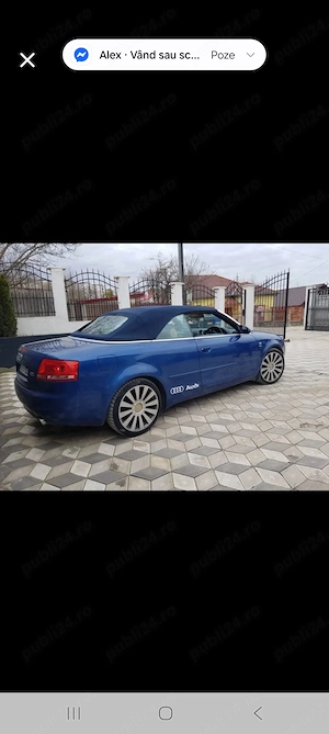 Vand Audi a4 b6 cabrio 1.8 t  - imagine 4