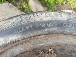 Jante + Anvelope vara 185/60 R15 84H (DOT 1616) - imagine 4