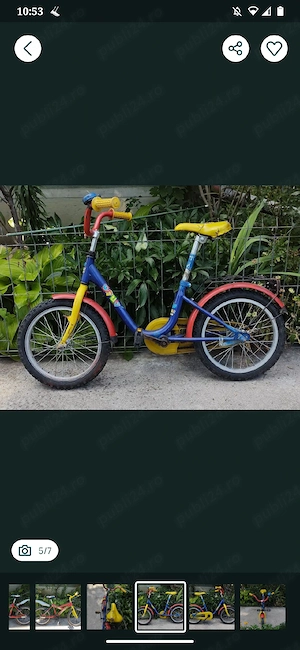 Vând bicicletă pentru copii!!!!