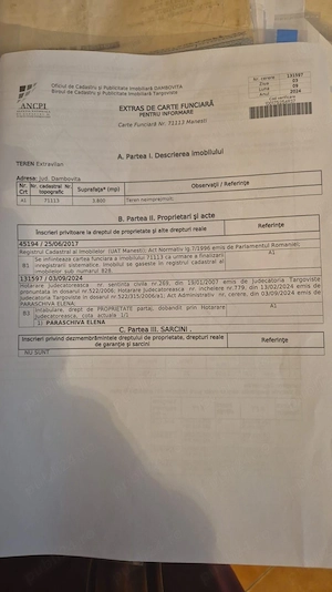 De vanzare 3800 m2 teren extravilan la DN 72A  - imagine 5