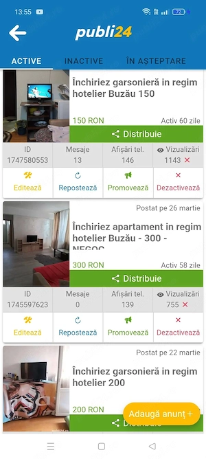 Închiriez apartament in regim hotelier Buzău - 300 -NEGOCIABIL  - imagine 5