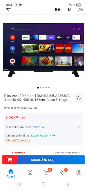 vand tv smart tochiba - imagine 4