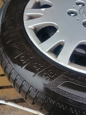 Set roți 195/65/R15 cu capace Peugeot  - imagine 4