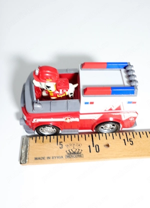 Mașină Pompieri Marshall PAW Patrol + Figurină Inclusă - imagine 4