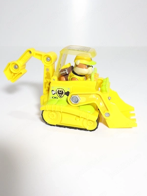 Excavator Rubble PAW Patrol - Vehicul și Figurină Originală Spin Master - imagine 2