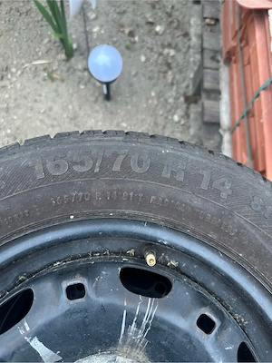 Set jante R14 anvelope 165 70 r14 - imagine 3