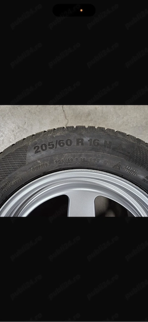 Titlu:  Set 4 roți complete iarnă Continental WinterContact TS850P 205/60 R16 92H + jante aliaj – 16 - imagine 2