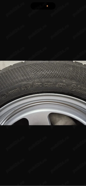 Titlu:  Set 4 roți complete iarnă Continental WinterContact TS850P 205/60 R16 92H + jante aliaj – 16 - imagine 3