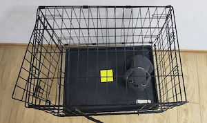 Cusca  pentru transport animale pliabila din - imagine 3