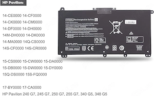 Baterie pentru Laptop HP HT03XL - imagine 2