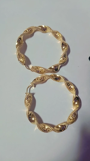 Cercei aur 18k model versace stare ca noi 11.07grame