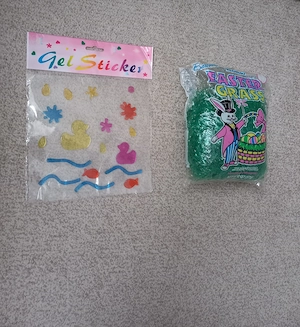 Decoratiune decoratiuni de Paste Sticker gel, Iarba verde