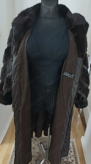Ocazie! Blana de Lux Vizon M L, 3500 lei  - imagine 2