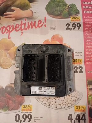 Calculator opel astra G/ Zafira A 1.8 benzina cod motor Z18XE - imagine 2