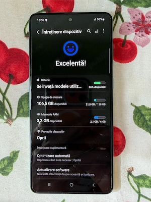Samsung Galaxy A 71 fara  defecte ecran mare baterie mare si culorii vii un model performant 128 GB 