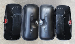 Cutii laterale motocicletă hardcase, cheie, cu sigla ta gravată cadou