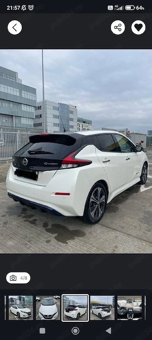 nissan leaf 2019 electrica Brasov - imagine 5