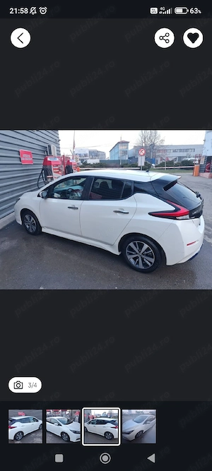 nissan leaf 2019 electrica Brasov - imagine 4