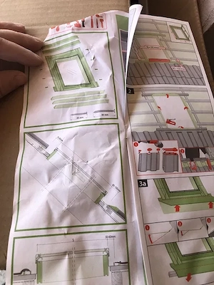 Geam luminator terasă , nou. Rama lemn - imagine 3