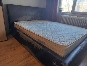 Pat matrimonial cu saltea