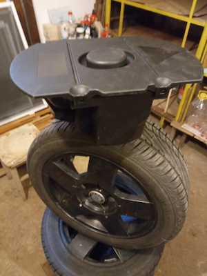 Roti aliaj negru mat originale /15 vw skoda seat audi - de vara - imagine 9