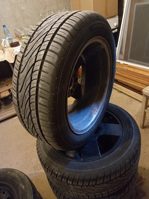 Roti aliaj negru mat originale /15 vw skoda seat audi - de vara - imagine 3