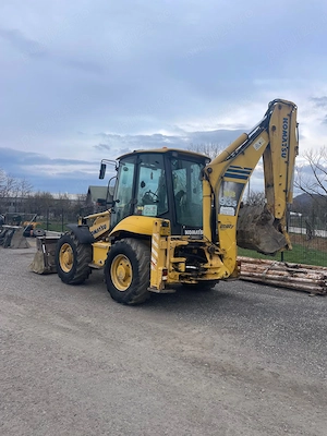 Buldoexcavator Komatsu 93 S5, an 2006, brat telescopic, cupa multifunctionala, rar, rca - imagine 3