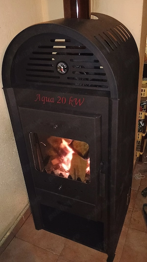 Termoșemineu încălzire Aqua Plus 20 kw  - imagine 2