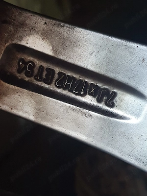 Vand jante 17'  5x112, 7Jx17H2, ET 54, Volksvagen Audi, cu anvelope de iarna RIKEN  225 45 R17 - imagine 5