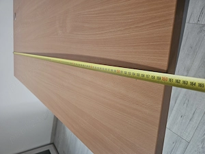 Birou in stare buna, cu tava pentru cabluri - imagine 2