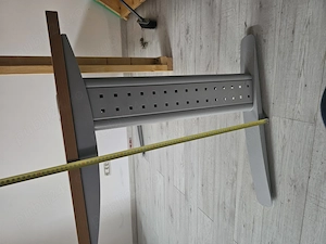 Birou in stare buna, cu tava pentru cabluri - imagine 4