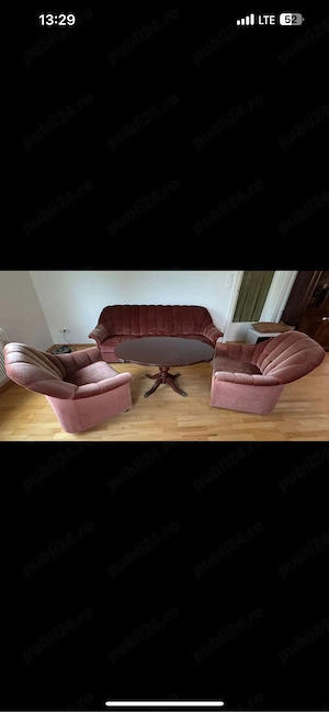 canapea cu doua fotolii