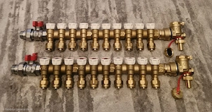 Distribuitor Giacomini complet  10  circuite 