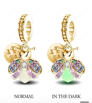 charm argint placat cu aur Pandora 
