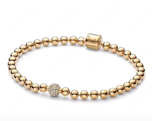 brățară argint placat cu aur Pandora nefolosit 