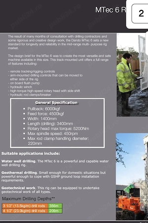 Instalație Foraj Dando Mtek 6 - imagine 6