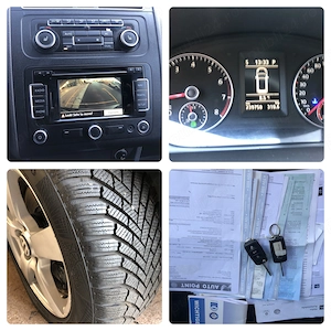 Vand VW TOURAN fab. 08. 2012 motor 1400 TGI benzina + Gaz  cutie Automata DSG , Piele, Navigatie, - imagine 9