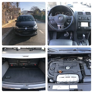 Vand VW TOURAN fab. 08. 2012 motor 1400 TGI benzina + Gaz  cutie Automata DSG , Piele, Navigatie, - imagine 8
