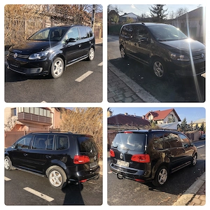 Vand VW TOURAN fab. 08. 2012 motor 1400 TGI benzina + Gaz  cutie Automata DSG , Piele, Navigatie, - imagine 10