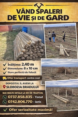 vand spaleri de vie si de gard 