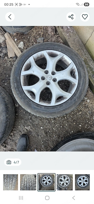 Vând jante cx5 + Anvelope VARA Sailun Atrezzo ZSR SUV 225 55R18 98V - imagine 4