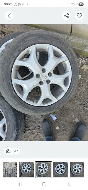 Vând jante cx5 + Anvelope VARA Sailun Atrezzo ZSR SUV 225 55R18 98V - imagine 6