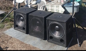 Vand sau schimb 3 basi pe 15"