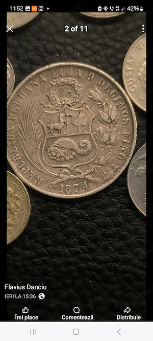 Cumpar monede argint si argint