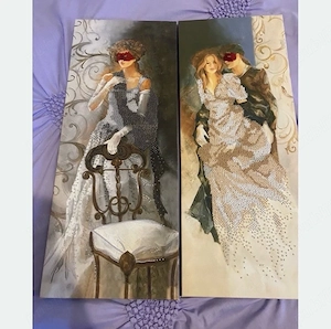 Tablou cusut cu margele