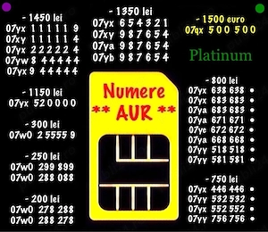 Numar Aur Gold Vip Numere Vodafone Cartele